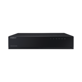 NVR de 12 Megapíxel con Wisenet Wave Embebido / Incluye 4 Licencias / 8TB Incluidos / 16 canales / 16 puertos PoE+ / H.265 & WiseStream / E/S de alarma
