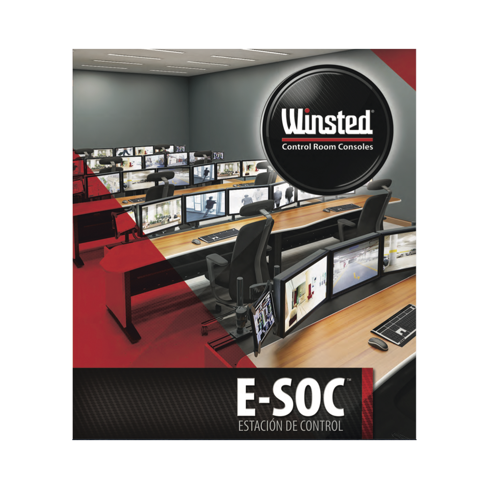 Mueble de Monitoreo E-SOC para 1 Operador