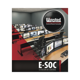 Mueble de Monitoreo E-SOC para 1 Operador