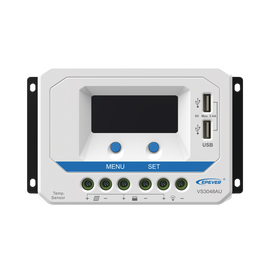 Controlador Solar de Carga PWM 12/24/36/48 V 30 A, Salida USB, con Display