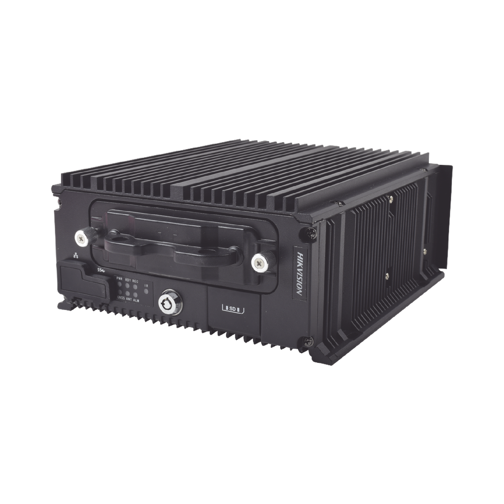 NVR Móvil de 16 Canales de 2 Megapixel / 8 Puertos PoE / Soporta 3G / WiFi / GPS / 2 Bahías de Disco Duro de 2 TB (Incluye disco duro de 1TB)
