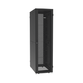Gabinete Net-Verse para Centros de Datos, 42UR, 600mm de Ancho, 1000mm de Profundidad, Fabricado en Acero, Color Negro