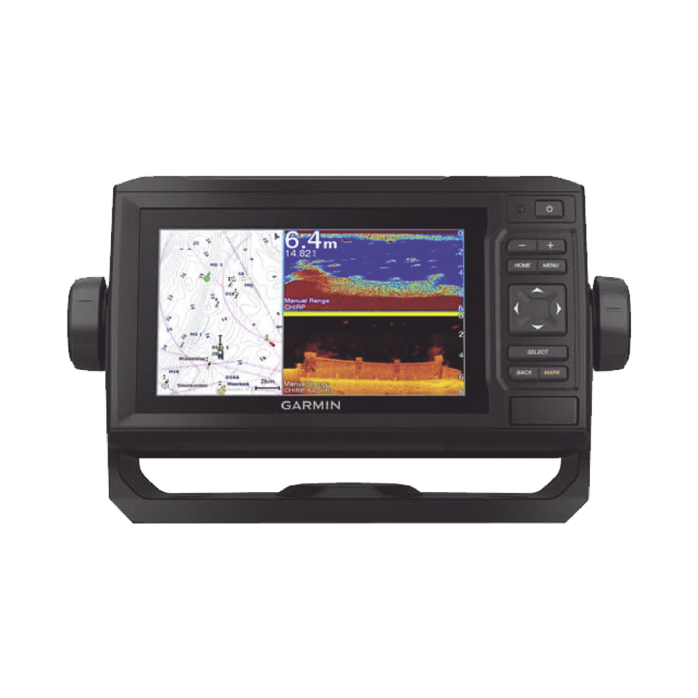 EchoMAP UHD 62cv, ecosonda de navegación, con mapa base precargado, sonda CLEARVÜ Y CHIRP tradicional. no incluye transductor