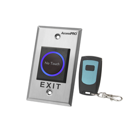 Boton de saida sin contacto con control remoto
