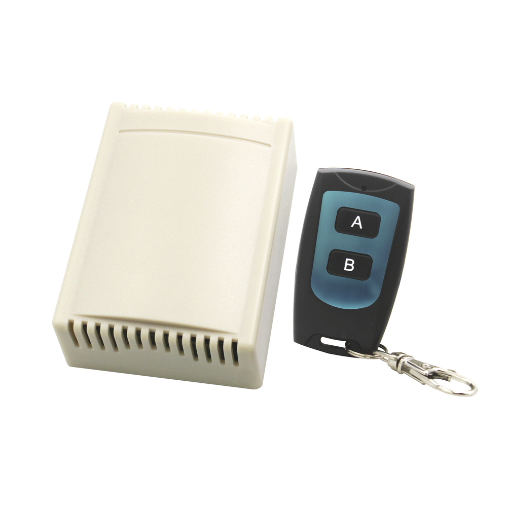 Receptor de 2 canales con control remoto  /  hasta 16 transmisores