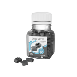 Bote con 100 protectores anti-polvo para puerto RJ45 color negro