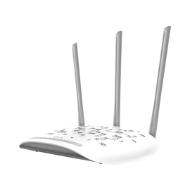 Punto de acceso / Repetidor Wi-Fi, 2.4 GHz, 450 Mbps, 3 antenas externas omnidireccional, 1 Puerto WAN 10/100 Mbps