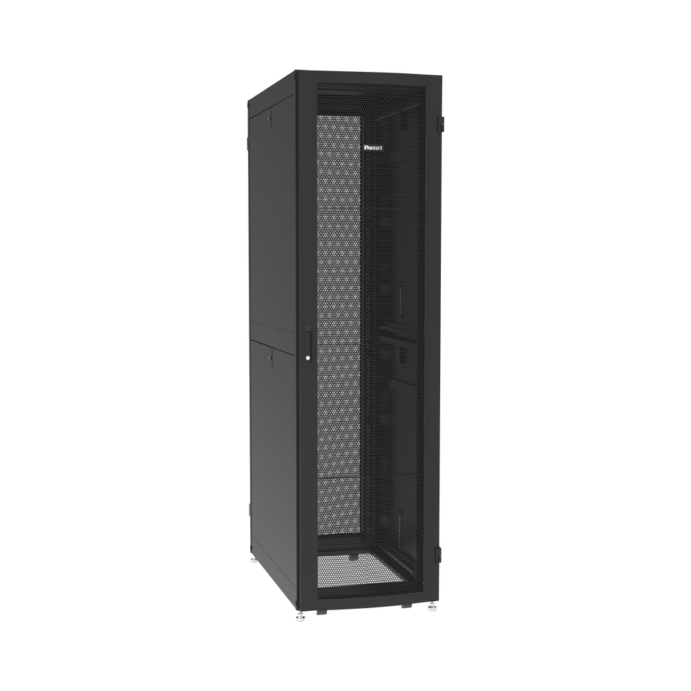 Gabinete Net-Verse para Centros de Datos, 45UR, 600mm de Ancho, 1000mm de Profundidad, Fabricado en Acero, Color Negro