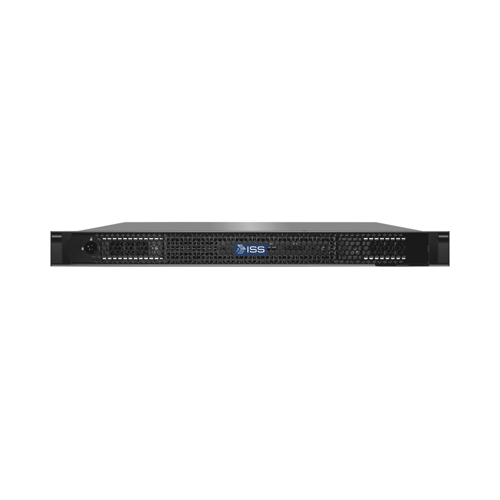 Servidor de Aplicación 175 para VMS ISS - Core I7 9700K, 16 GB RAM, Win 10 PRO, 8TB HDD (1x8TB), 2x1GbE NIC, 1U Rack