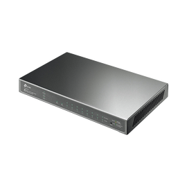 Switch PoE JetStream SDN Administrable 8 puertos 10/100/1000 Mbps + 2 puertos SFP, 8 puertos PoE, 61W, administración centralizada OMADA SDN