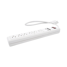 Multicontacto con 6 entradas mas 2 entradas usb