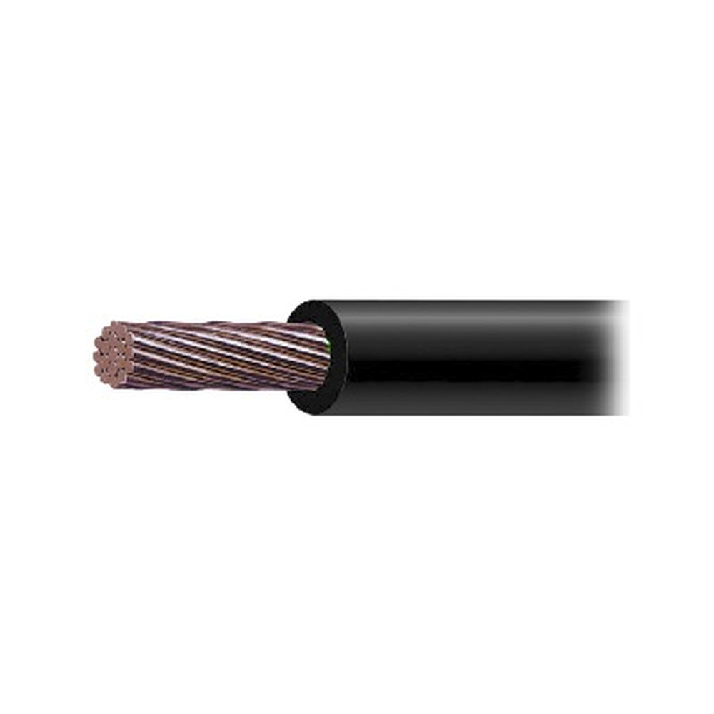 Cable de Cobre Recubierto THW-LS Calibre 3/0 AWG 19 Hilos Color Negro (100 metros).