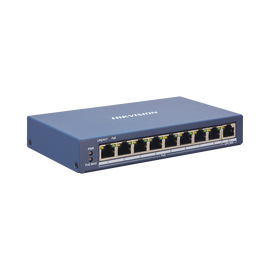 Web Smart Switch PoE+ / 8 puertos 10/100 Mbps PoE+ (hasta 250 m) + 1 Puertos 10/100/1000 Mbps Uplink / 110 W