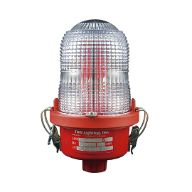 Lámpara de Obstrucción Roja, Tipo L-810, LED de baja intensidad, (120 - 240 Vca).