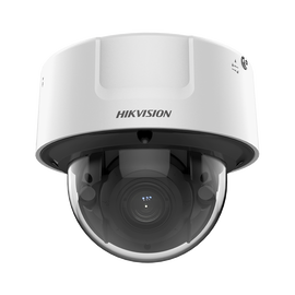 Domo IP 8 Megapixel / Lente Mot. 2.8 a 12 mm /  DARKFIGHTER / WDR 120 dB / IK10 / IR 30 mts / Conteo Facial / Detección Facial / Interior / PoE / Búsqueda por Atributos