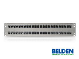 PATCH PANEL BELDEN AX103256 CAT6A 48PTOS 2U PRECARGADO PATCH PANEL BELDEN AX103256 CAT6A 48PTOS 2U PRECARGADO
