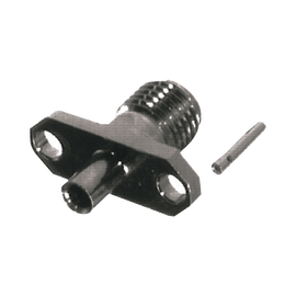 Conector SMA Hembra para Panel de 2 Hoyos para Cable Semi-Rigido de 0.085