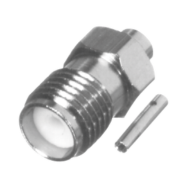 Conector SMA Hembra en Línea para Cable Semi-Rígido de 0.085