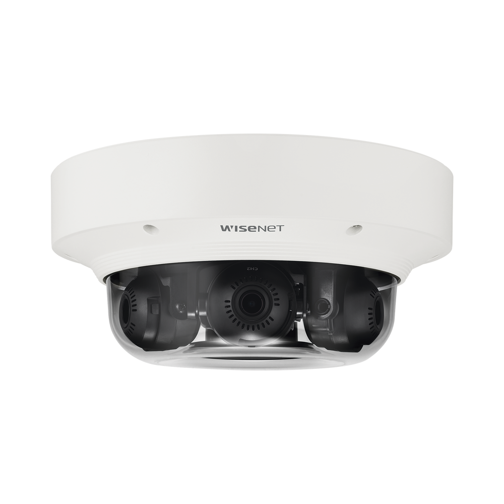 Cámara IP Multisensor 8MP ( 4 Sensores de 2MP) WDR 120 DB, Lente Motorizado 3 - 6 MM /  HPOE / IP66 / IK10 / NEMA 4X