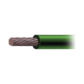 Cable de Cobre Recubierto THW-LS Calibre 4 AWG 19 Hilos Color Verde (500 Metros)