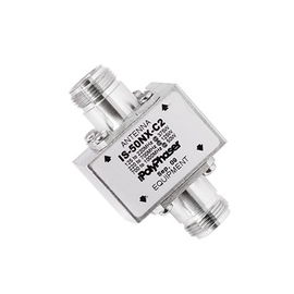Protector Coaxial RF de CD Para 125 - 1000 MHz Con Ceja lateral y Conectores N Hembra en Ambos Lados, 50 Ω Protector Coaxial RF de CD Para 125 - 1000 MHz Con Ceja lateral y Conectores N Hembra en Ambos Lados, 50 Ω