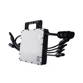 Microinversor 1500 W para Interconexión a Red Eléctrica 220V,  IP67, Con Cable Troncal Incluido, Para 4 Modulos de Hasta 470 W