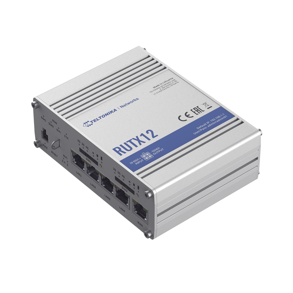 Router Industrial LTE cat 6, Doble Modem y doble SIM, GNSS, carcasa industrial
