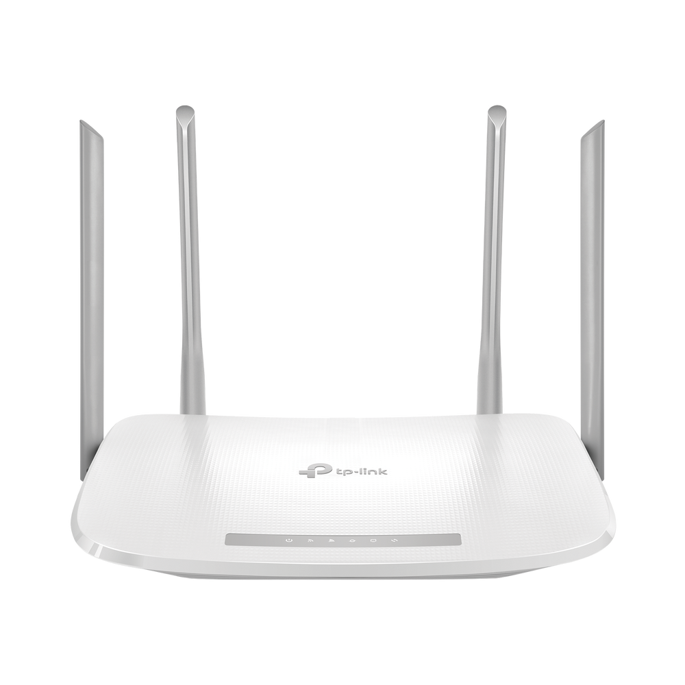 Router Inalámbrico ISP doble banda AC, 2.4 GHz y 5 GHz Hasta 1167 Mbps, 4 antenas externas omnidireccional, 3 Puertos LAN 10/100/1000 Mbps, 1 Puerto WAN 10/100/1000 Mbps