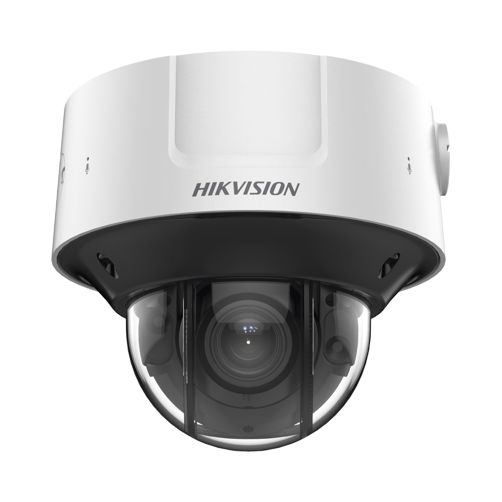 Domo IP 4 Megapixel / Lente Mot. 2.8 a 12 mm / Conteo de Personas / WDR 140 dB / DARKFIGHTER / Exterior IP67 / IK10 / 30 mts IR EXIR / Detección Facial / Búsqueda por Atributos