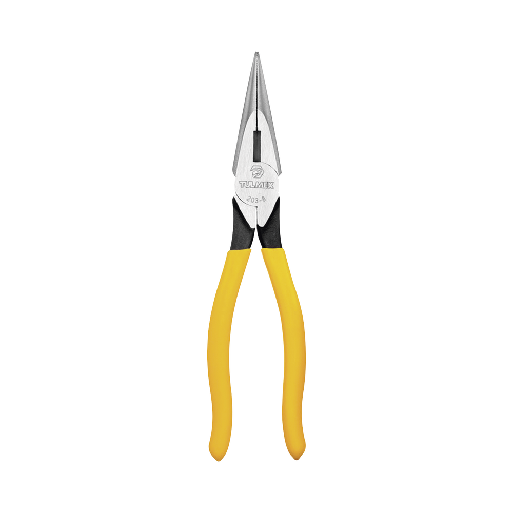 Pinza de  Punta Cónica con Corte para Trabajo Pesado de 8 Pulgadas.