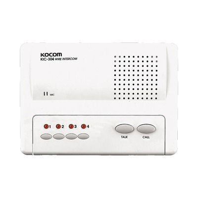 Sistema de intercomunicador manos libres para 4 extensiónes Sistema de intercomunicador manos libres para 4 extensiónes