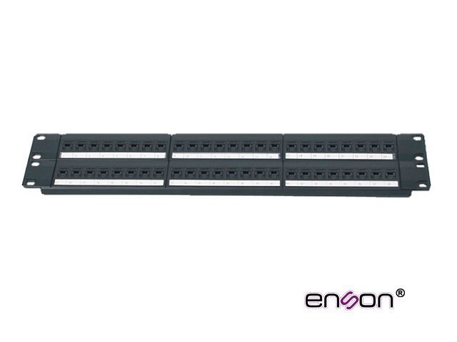 PATCH PANEL ENSON ENS-PA48P7 2UR PRECARGADO CAT6 48 PUERTOS MONTAJE EN RACK ESTANDAR 19 PATCH PANEL ENSON ENS-PA48P7 2UR PRECARGADO CAT6 48 PUERTOS MONTAJE EN RACK ESTANDAR 19