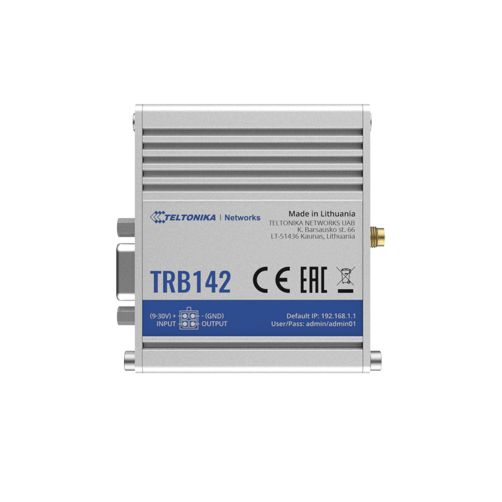 Gateway Industrial LTE 4G a Puerto Serial RS232