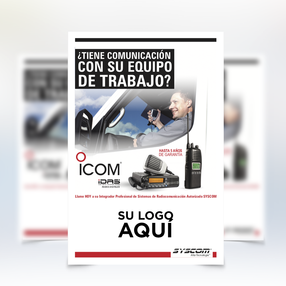Volante ICOM (Paquete de 1000 Volantes)