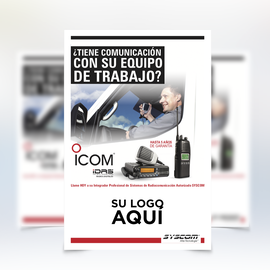 Volante ICOM (Paquete de 1000 Volantes)