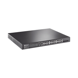 TP-LINK Switch JetStream 28-Port Gigabit L2+ Managed Switch with 24-Port PoE+