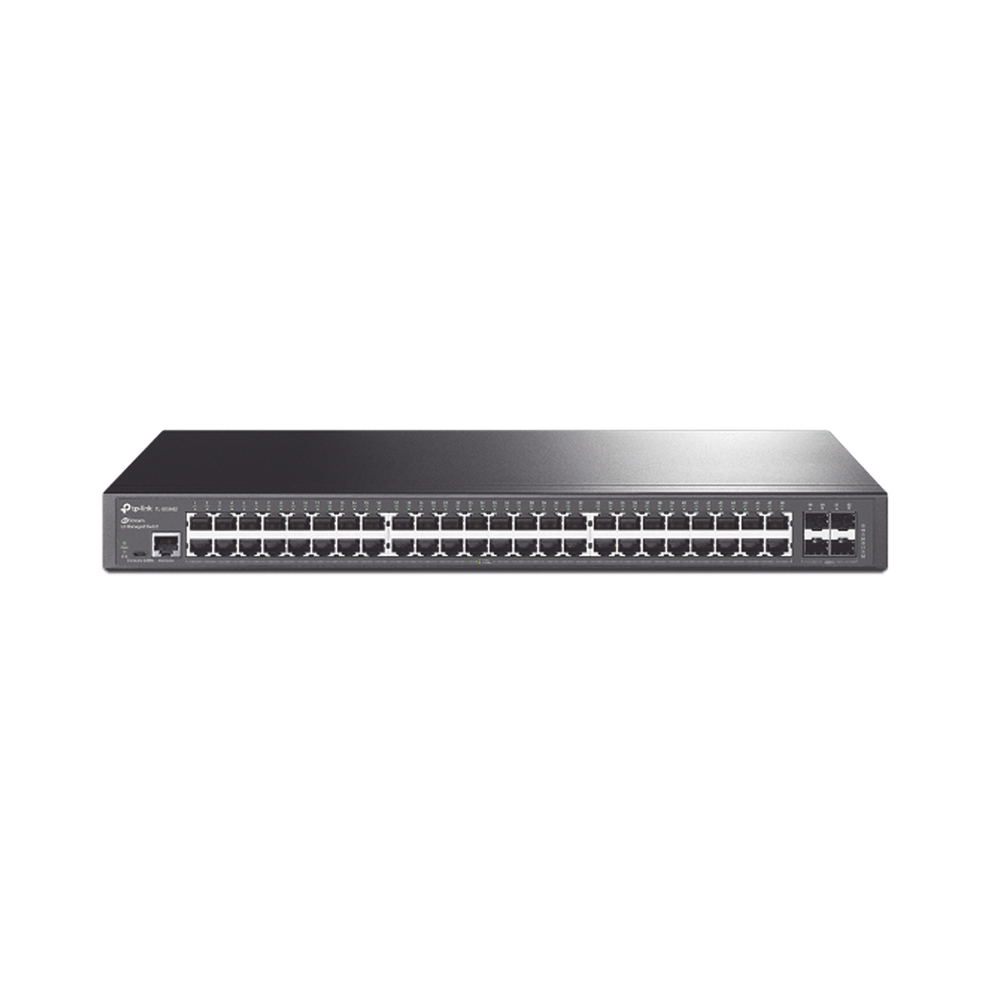 Switch JetStream SDN Administrable 48 puertos 10/100/1000 Mbps + 4 puertos SFP, administración centralizada OMADA SDN