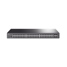 Switch JetStream SDN Administrable 48 puertos 10/100/1000 Mbps + 4 puertos SFP, administración centralizada OMADA SDN