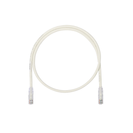 Cable de Parcheo UTP, Cat6A, 24 AWG, CM, Color Blanco, 3ft