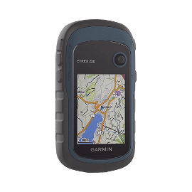 GPS portátil eTrex22 con mapa base precargado, almacena hasta 2000 puntos de interés, cuenta con sensor de GPS, calculo de áreas.