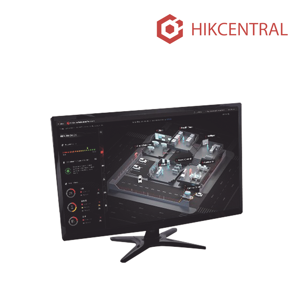 Hik-Central / Licencia Base de Videovigilancia / Incluye 64 canales de Vídeo para HikCentral Enterprise Industrial (HikCentral-E-Industrial-VSS-Base/64ch)