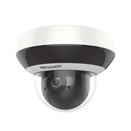 Mini PTZ IP 4 Megapixel / 4X Zoom / H.265+ / 20 mts IR EXIR / WDR / PoE / IK10 /Exterior IP66 / Ultra Baja Iluminación / Micrófono Integrado