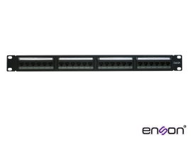 PATCH PANEL CAT6A 24PUERTOS ENSON ENS-PA24P6A