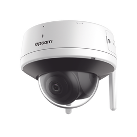 (120 mts Distancia / Modo Repetidor) Domo IP 4 Megapixel / Lente 2.8 mm / 30 mts IR / Exterior IP66 / Wi-Fi / WDR 120 dB / Soporta Micro SD / H.265+ / Micrófono y Bocina Interconstruido