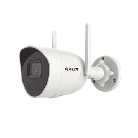 (120 mts Distancia / Modo Repetidor) Bala IP 4 Megapixel / Lente 2.8 mm / 30 mts IR / Exterior IP66 / Wi-Fi / WDR 120 dB / Soporta Micro SD / H.265+ / Micrófono y Bocina Interconstruido