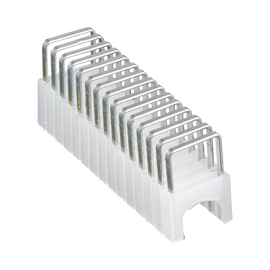 Grapas con Aislamiento,  para Cables Coaxiales (RG59, RG6/6Q) y de Datos (CAT3/5e/CAT6/6A) de hasta 5/16'' × 5/16'' (8 mm × 8 mm) de tamaño.