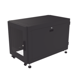 Gabinete Profesional de Piso para Telecomunicaciones de 12UR, 1000 mm Profundidad.