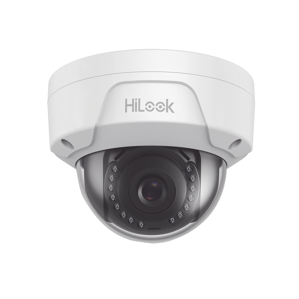 HiLook Series / Domo IP 2 Megapixel / 30 mts IR / Exterior IP67 / IK10 / dWDR / PoE / Lente 2.8 mm