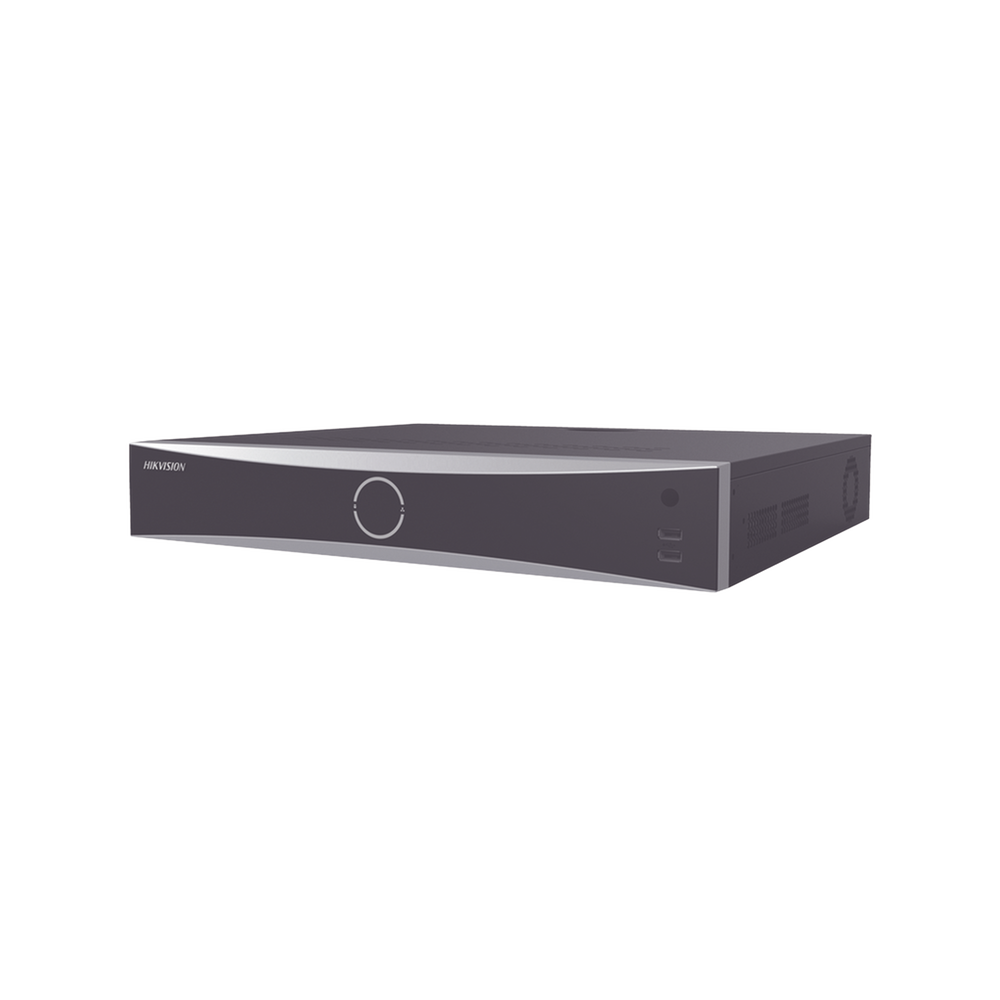 NVR 12 Megapixel (4K) / Reconocimiento Facial / 16 Canales IP / 4 Bahías de Disco Duro / Filtro de Falsas Alarmas / Detección de Cuerpo Humano y Vehículos