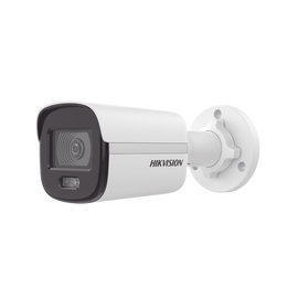 Bala IP 2 Megapixel / Imagen a Color 24/7 / PoE / Lente 2.8 mm / Luz Blanca 30 mts / Exterior IP67 / dWDR / Micrófono Integrado / Memoria Micro SD